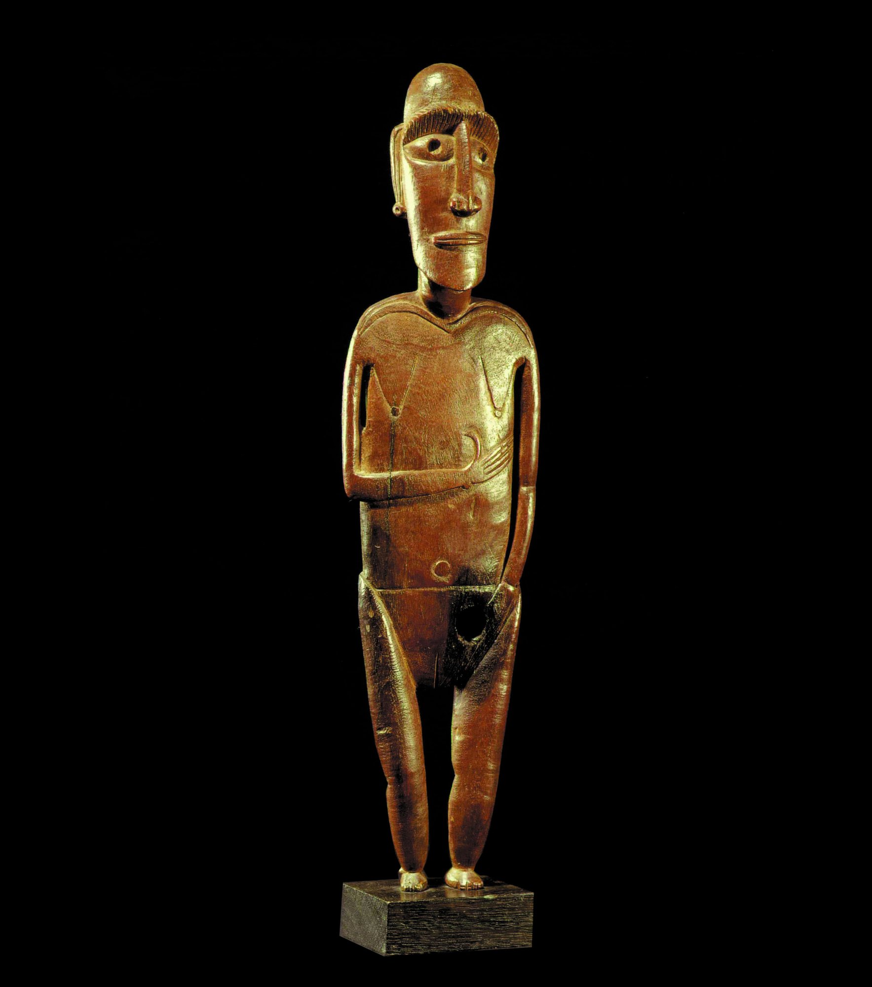 Ancester Statues A Rapa Nui Ancestor Statue, Easter Island - Artkhade